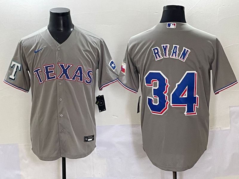Men 2025 Texas Rangers #34 Ryan Grey Game Nike MLB Jersey style 6->texas rangers->MLB Jersey